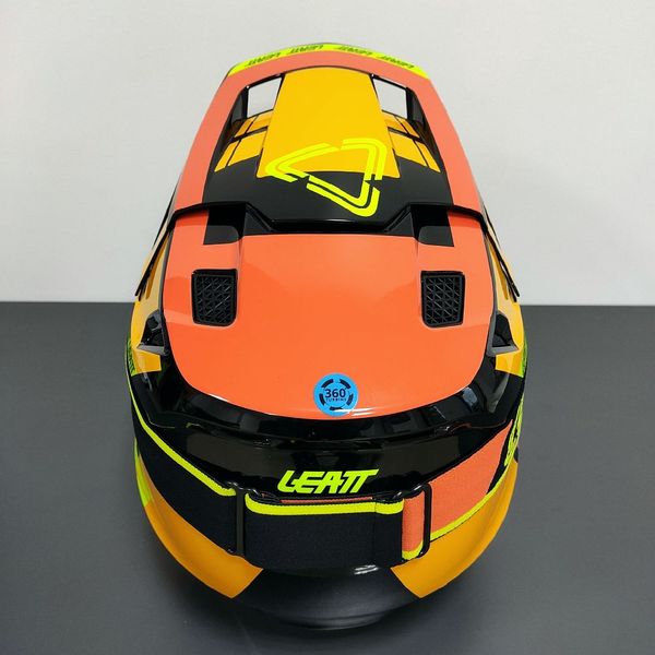 LEATT Helmet Moto 7.5 + Goggle [Citrus] 1024060282 фото