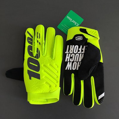 100% BRISKER Glove [Fluo Yellow] 10003-00015 фото